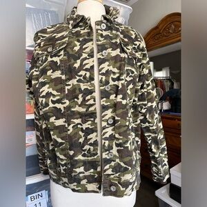 Camo Denim Jacket